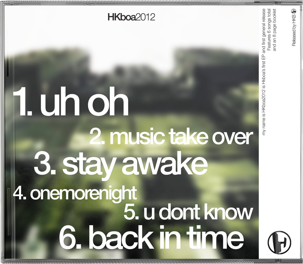 my name is HKboa2012 CD